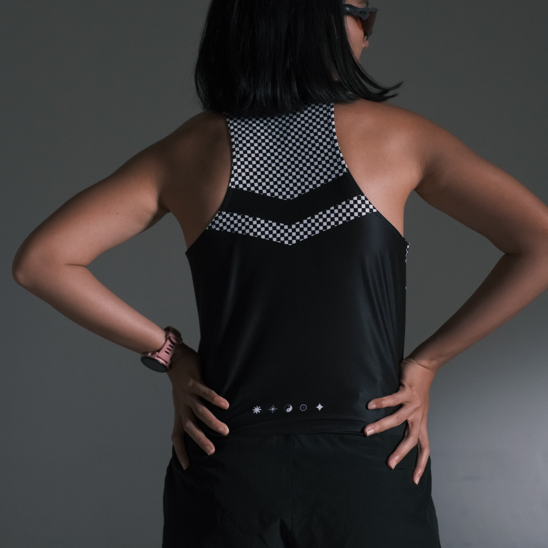 S.E BLACK SINGLET WOMAN - Easy Sunday Running