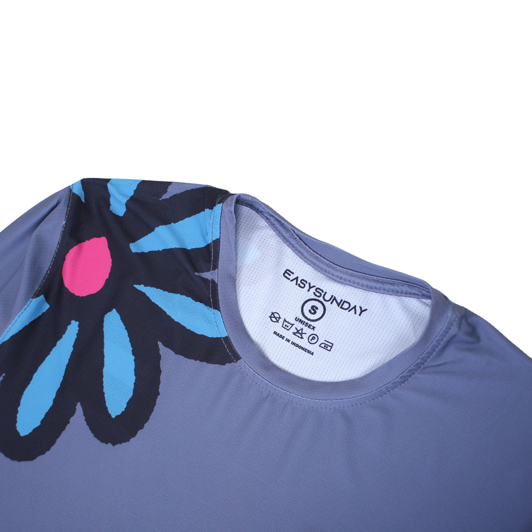 GRIS LONG SLEVEE UNISEX - Easy Sunday Running
