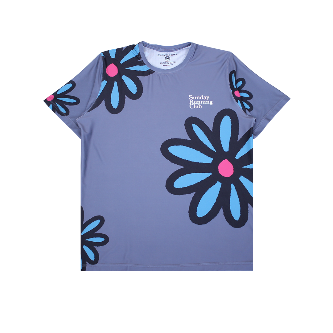 GRIS SHORT SLEVEE UNISEX - Easy Sunday Running