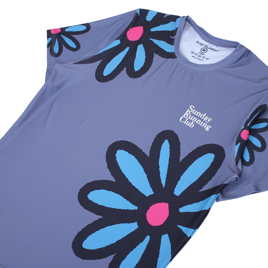GRIS SHORT SLEVEE UNISEX - Easy Sunday Running