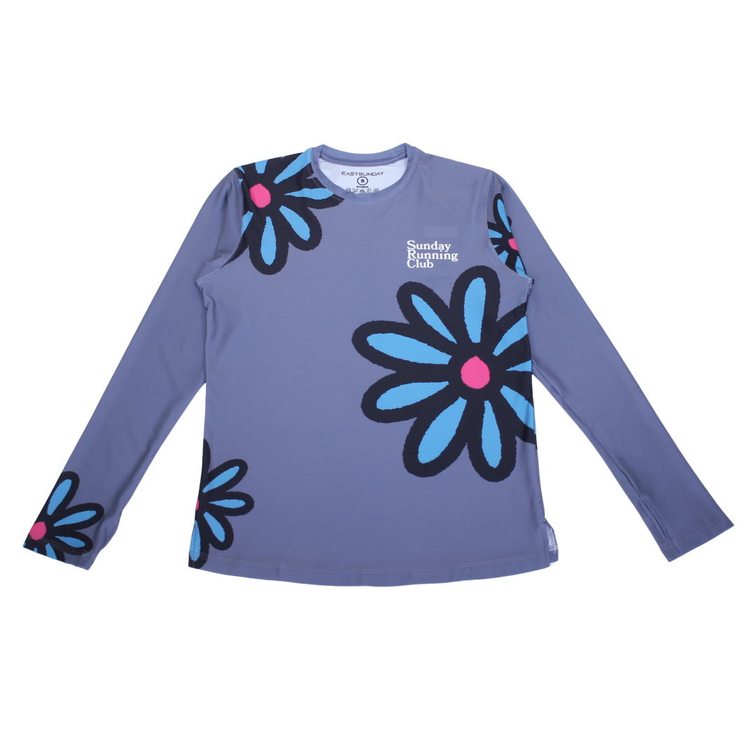GRIS LONG SLEVEE WOMEN - Easy Sunday Running